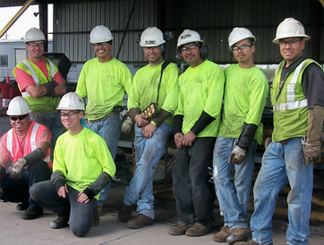 About Us - A team of construction people.